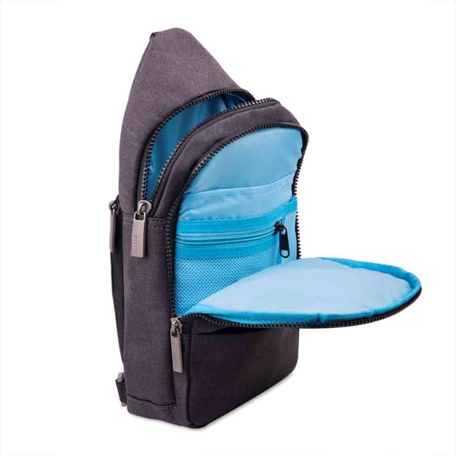 Сумка на плечо CORE, серый, 100% полиэстер - 6