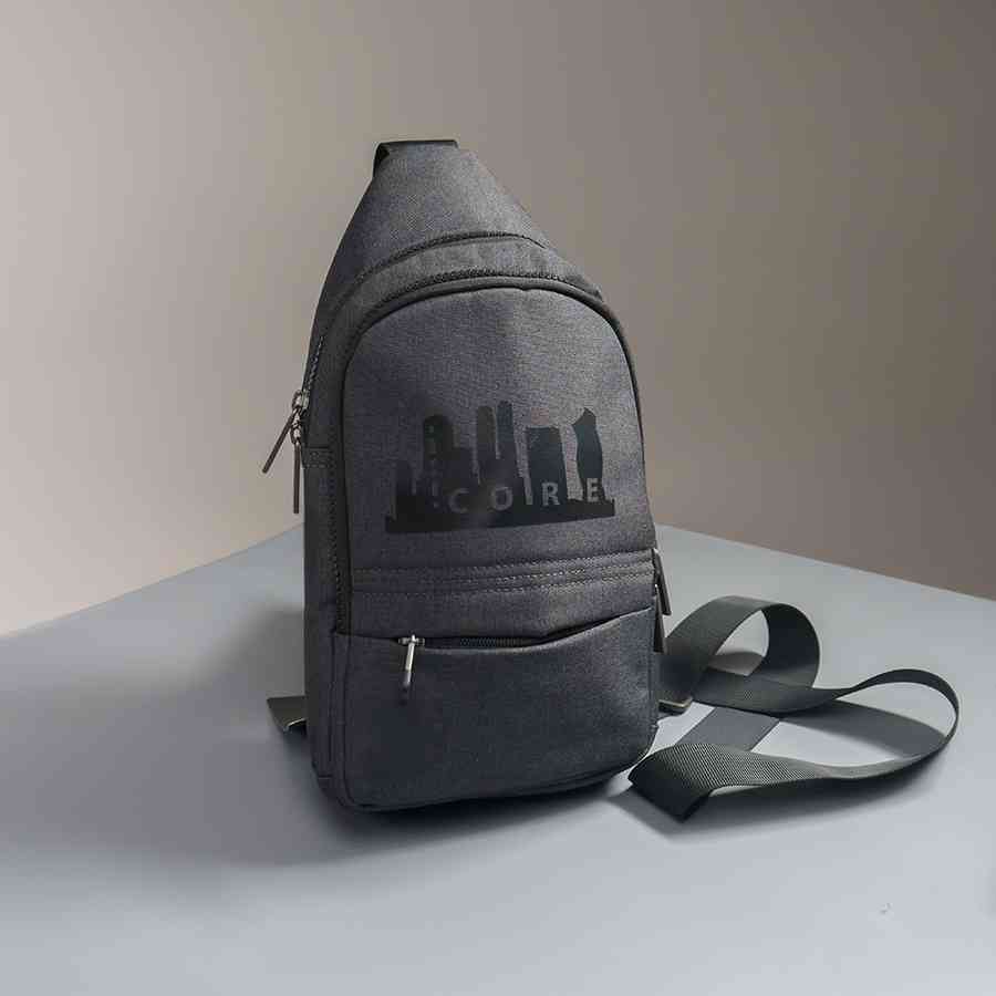 Сумка на плечо CORE, серый, 100% полиэстер - 2