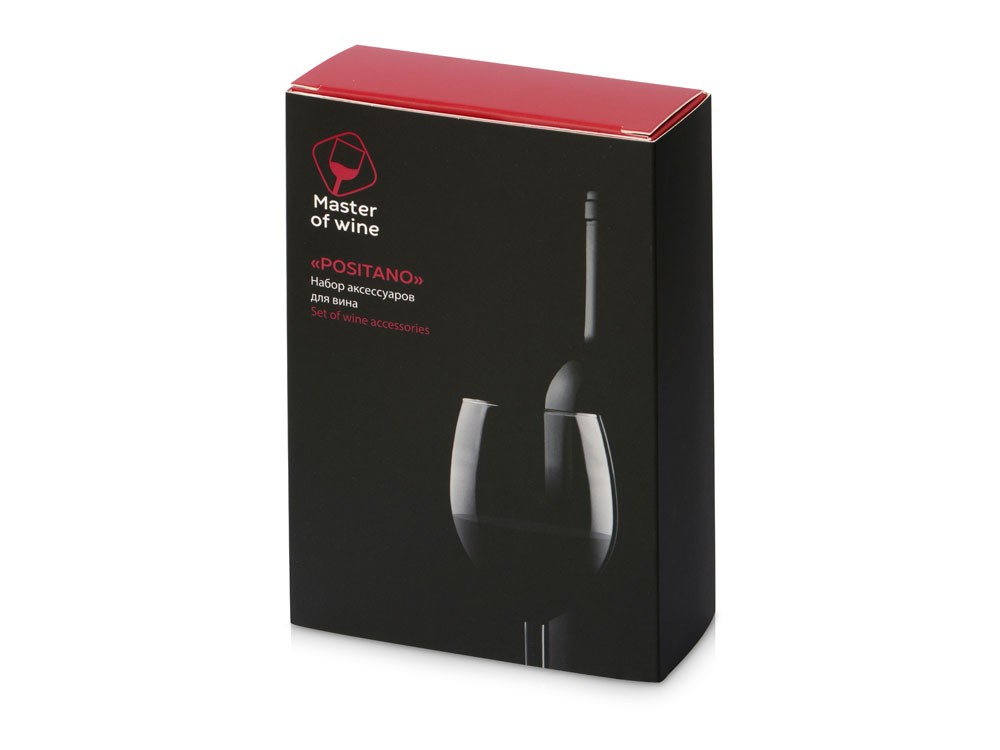 Набор для вина с аэратором и вакуумной пробкой Positano - 10