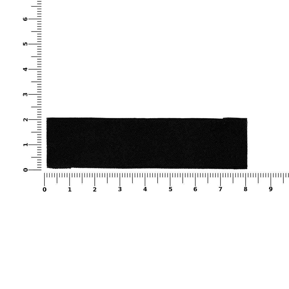 Лейбл тканевый Epsilon, S, черный - 3