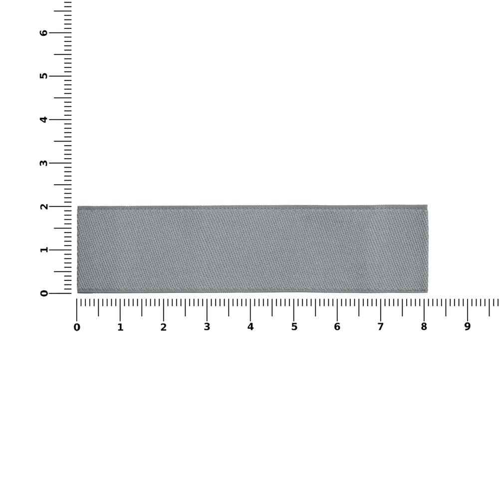 Лейбл тканевый Epsilon, S, серый - 3