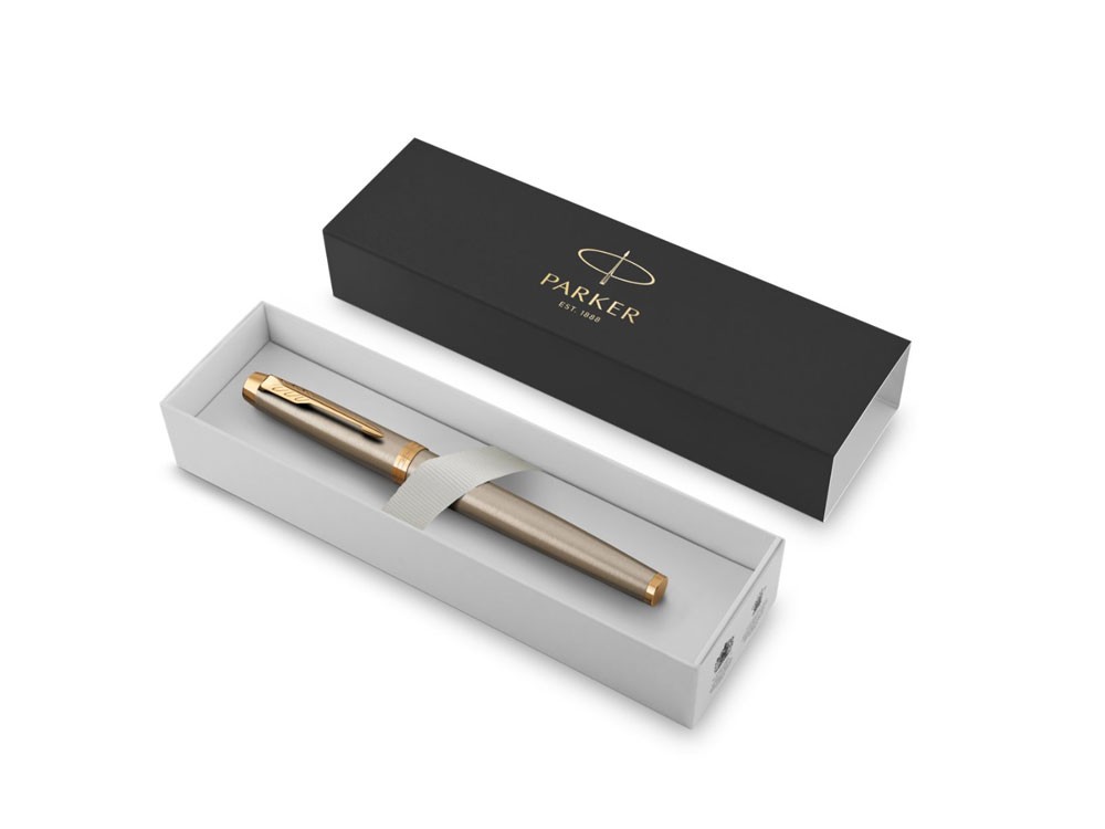 Ручка перьевая Parker IM Metal Brushed Metal GT - 5