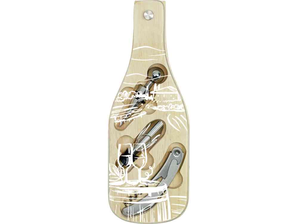 Набор аксессуаров для вина со стеклянной крышкой Pinotage - 4