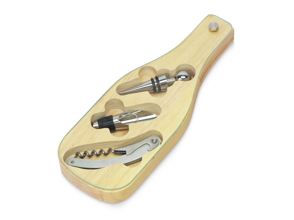 Набор аксессуаров для вина со стеклянной крышкой Pinotage - 3