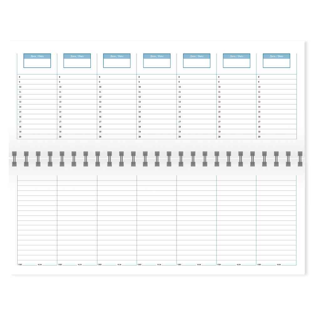 Планинг Manchester недатированный без календаря, бургунди - 2