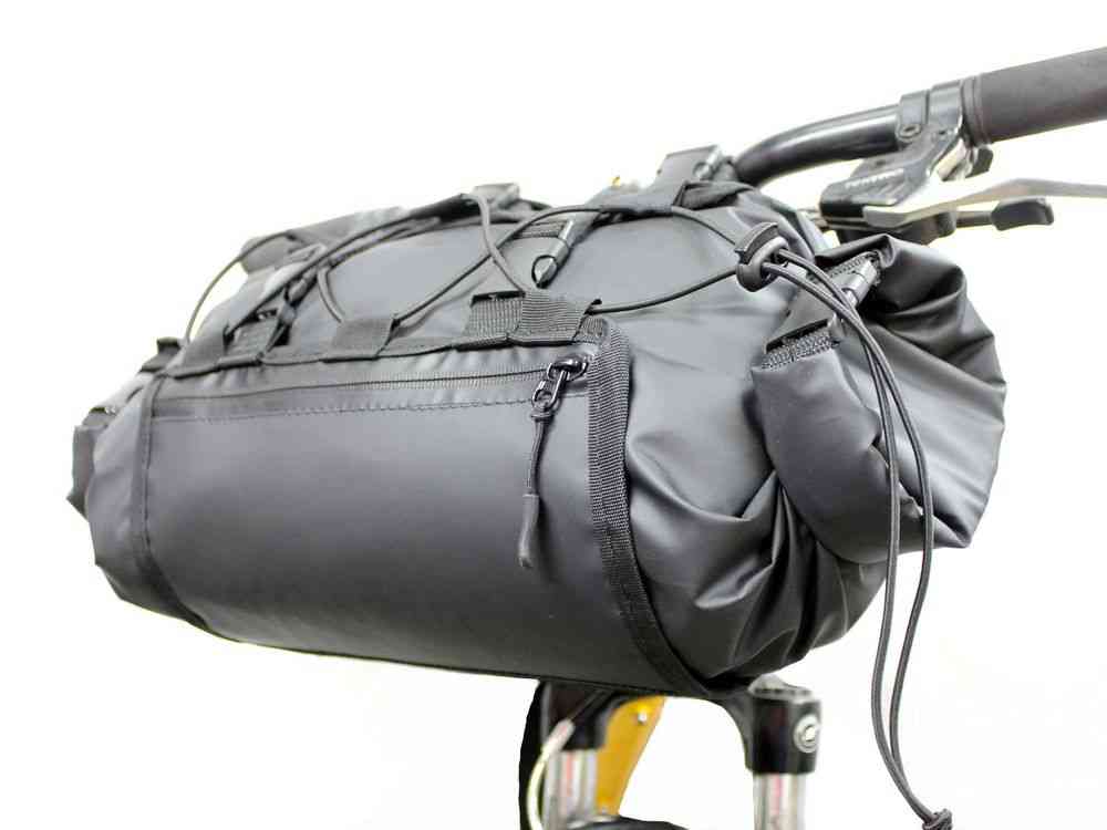 Сумка на руль BikePaсking 12, черная - 5