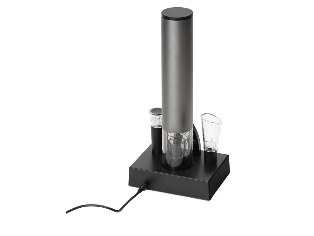 Набор аксессуаров для вина с электрическим штопором и док-станцией Palermo - 3