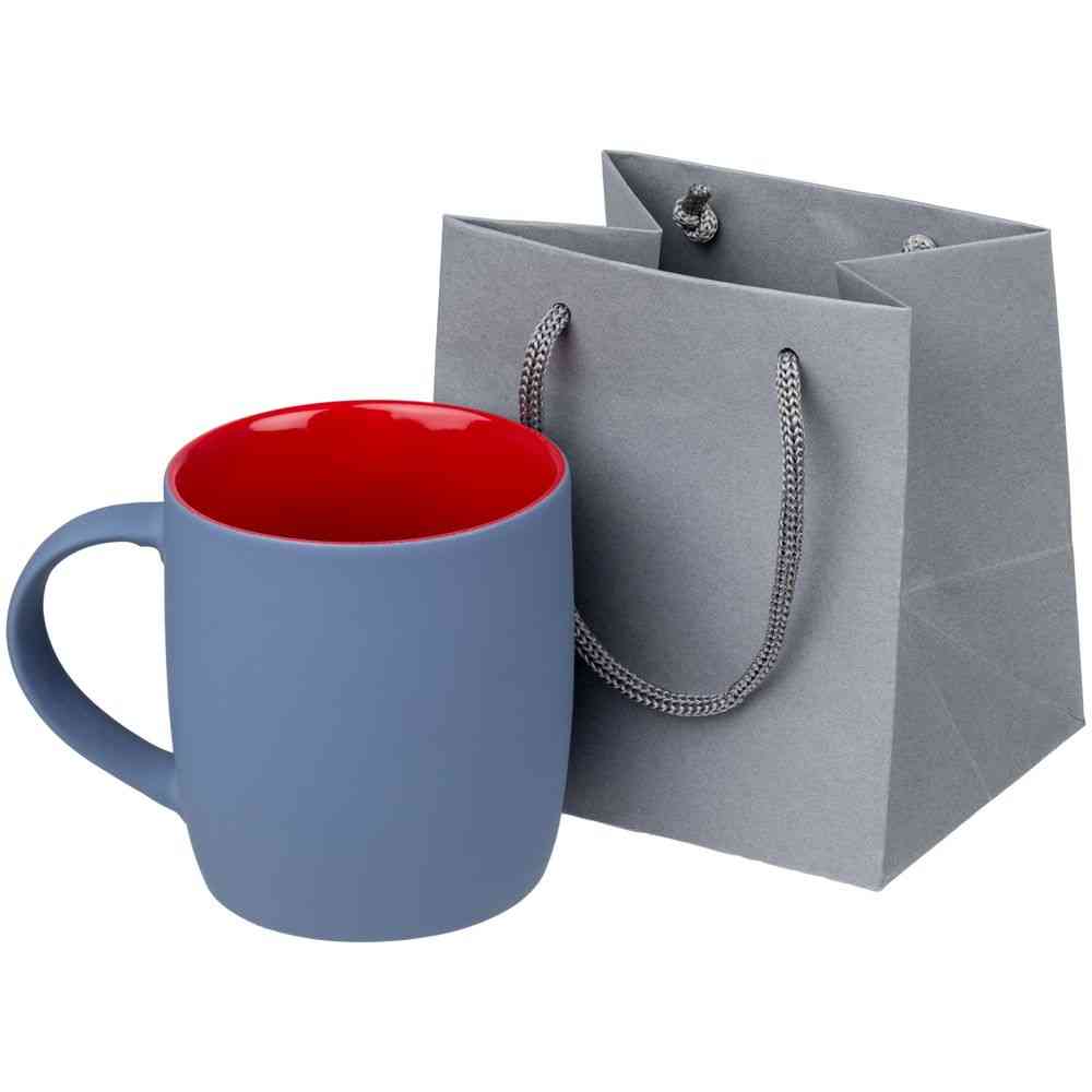 Пакет бумажный под кружку Cupfull, серый - 3