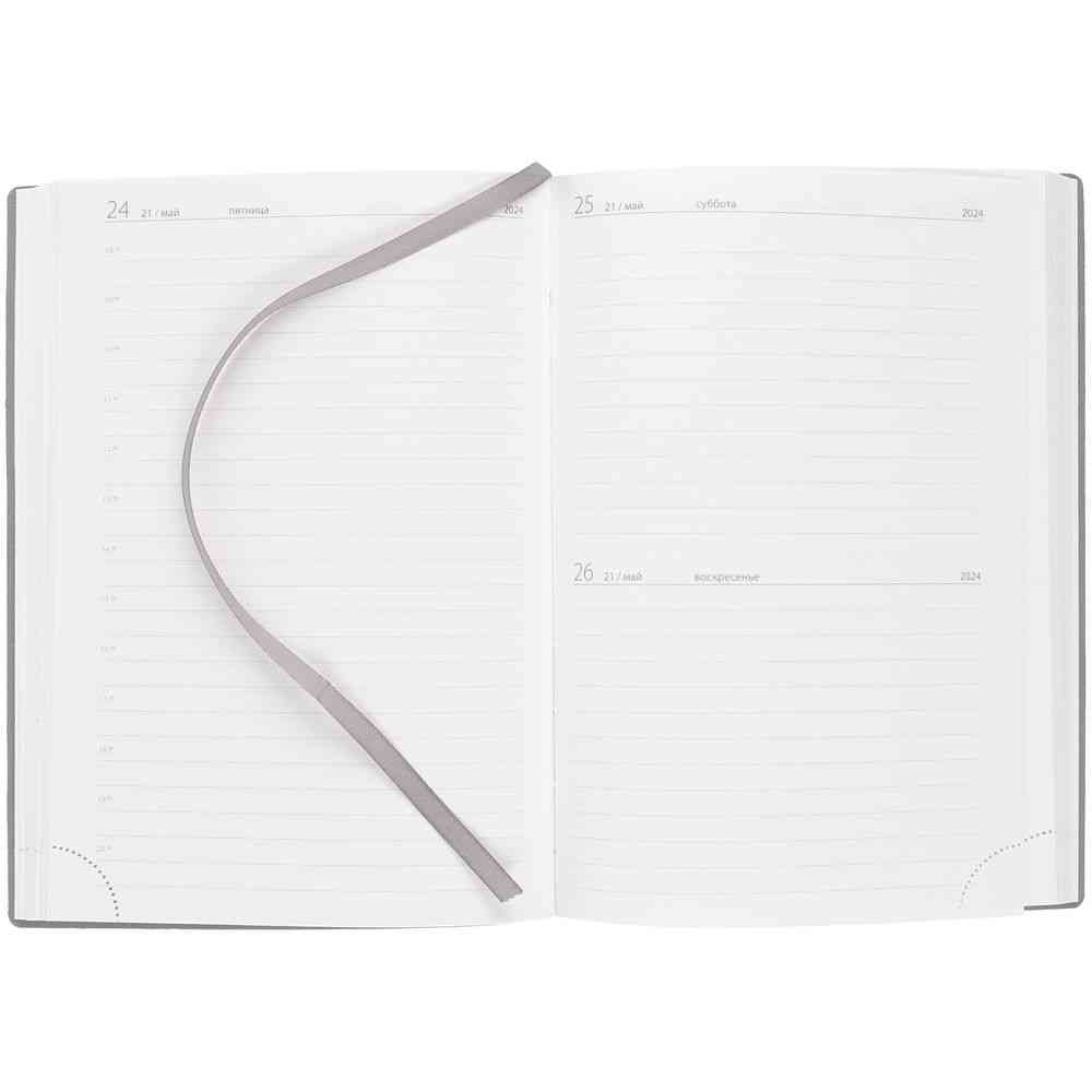Ежедневник Time, датированный, серый - 5