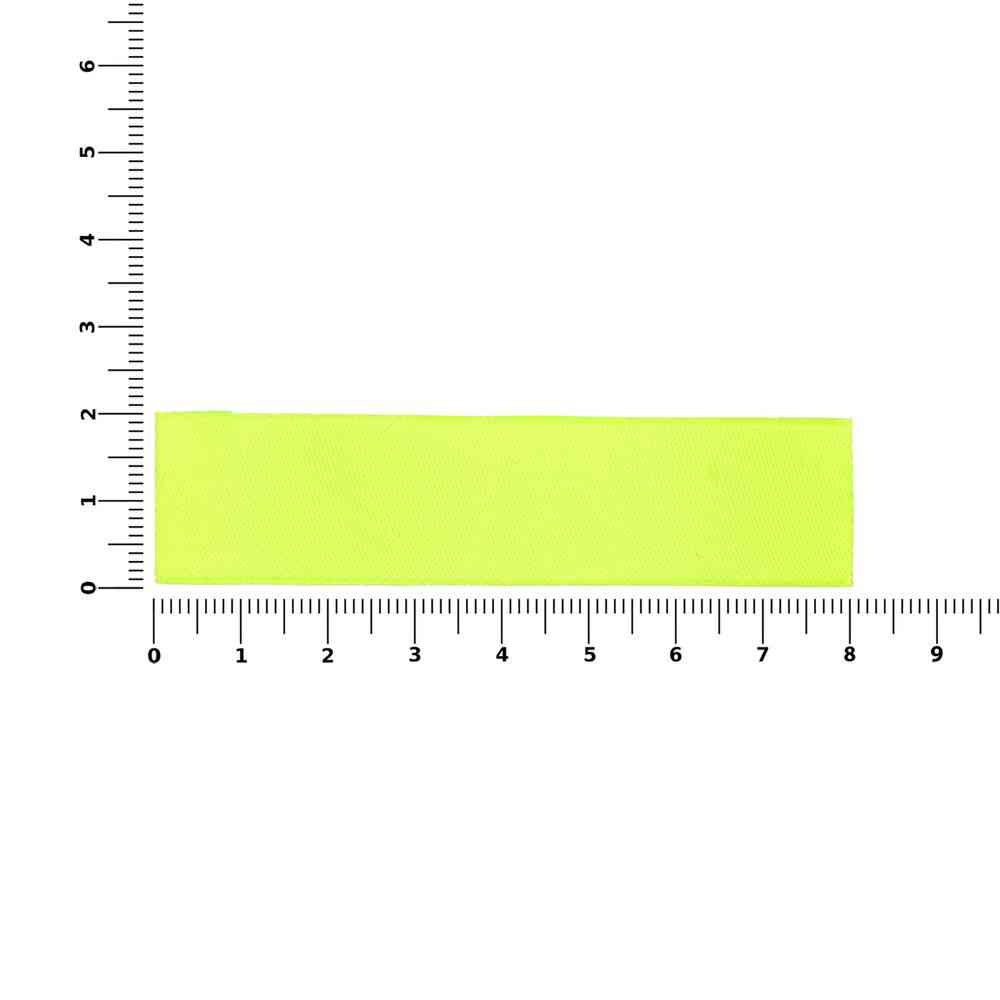 Лейбл тканевый Epsilon, S, желтый неон - 3