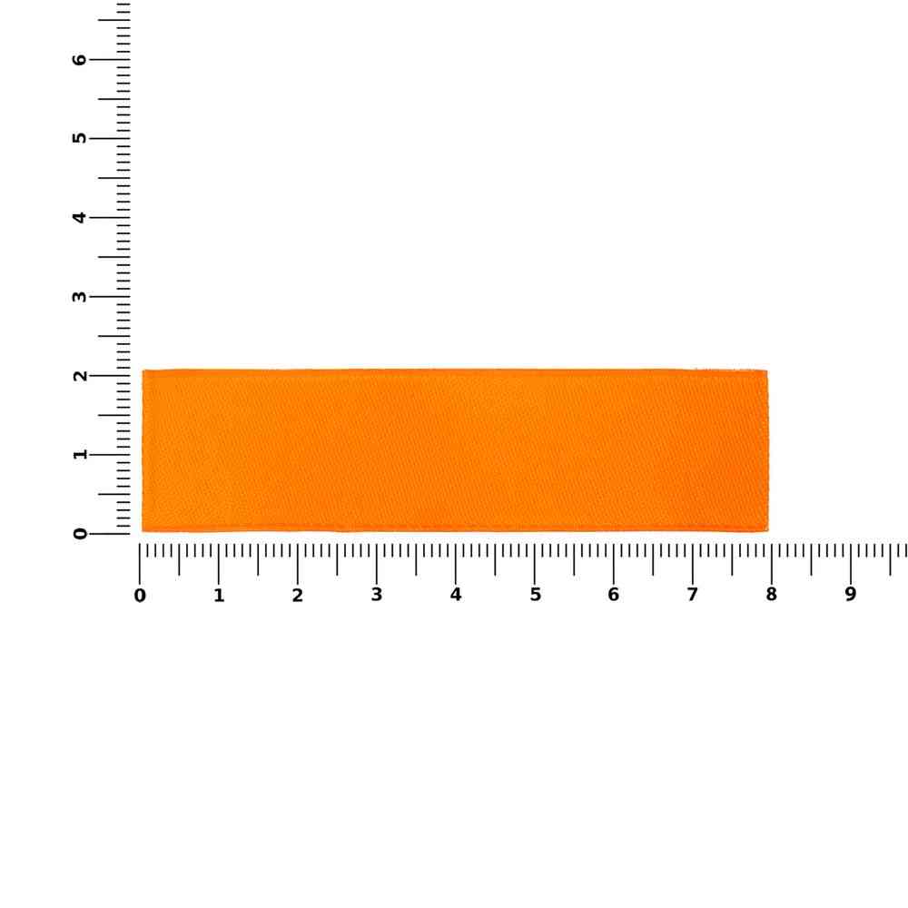 Лейбл тканевый Epsilon, S, оранжевый неон - 3