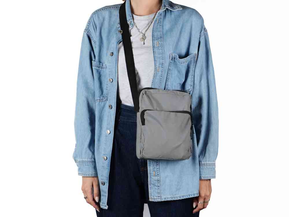 Светоотражающая сумка через плечо Reflector с внутренним карманом - 4