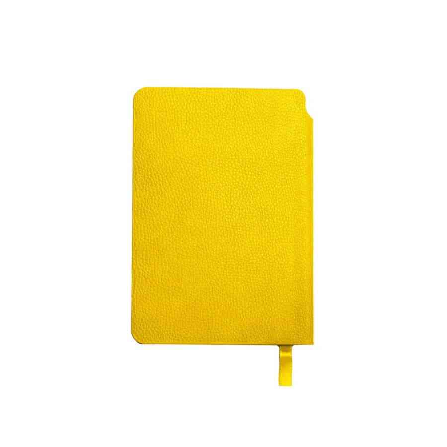 Ежедневник недатированный SALLY, A6, желтый, кремовый блок в линейку - 7