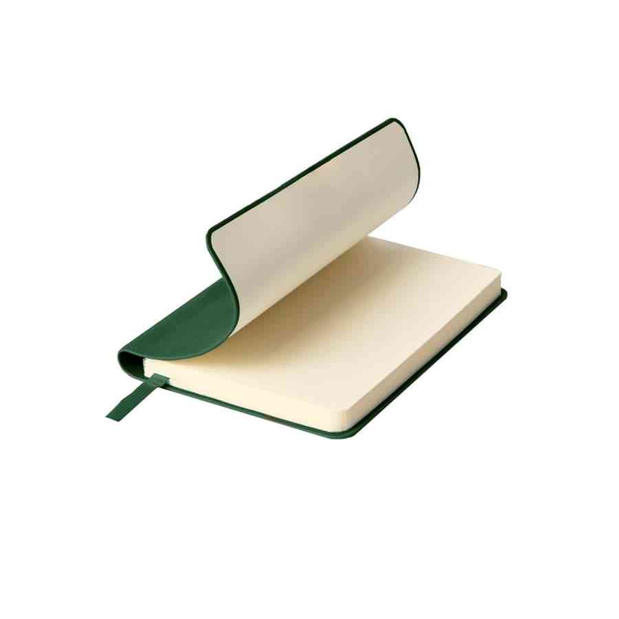 Ежедневник недатированный SALLY, A6, темно-зеленый, кремовый блок в линейку - 4