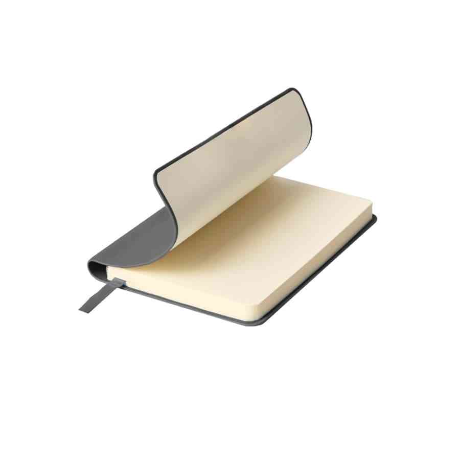 Ежедневник недатированный SALLY, A6, серый, кремовый блок в линейку - 4