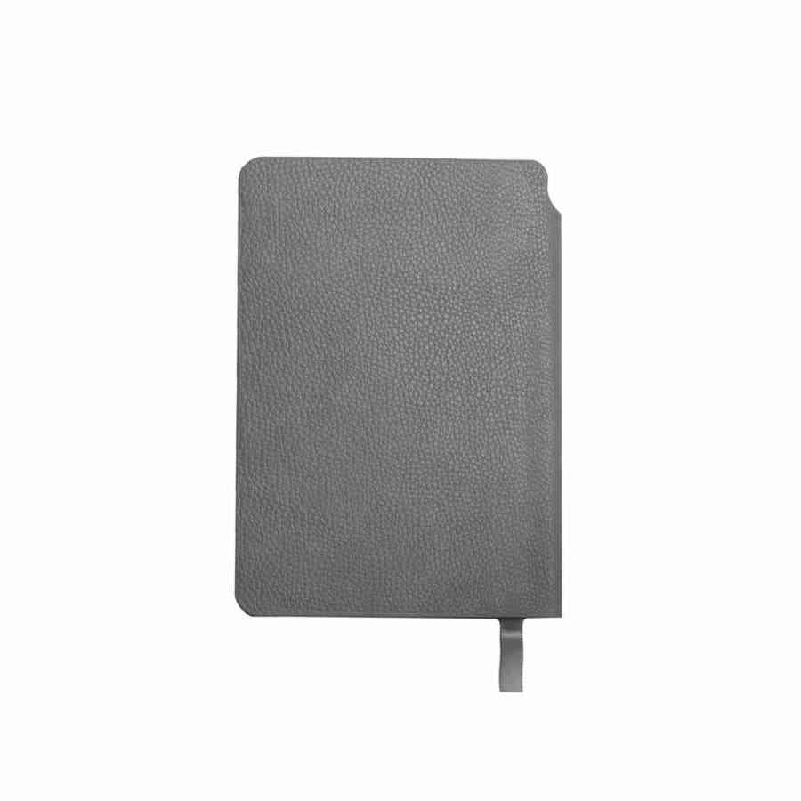 Ежедневник недатированный SALLY, A6, серый, кремовый блок в линейку - 7