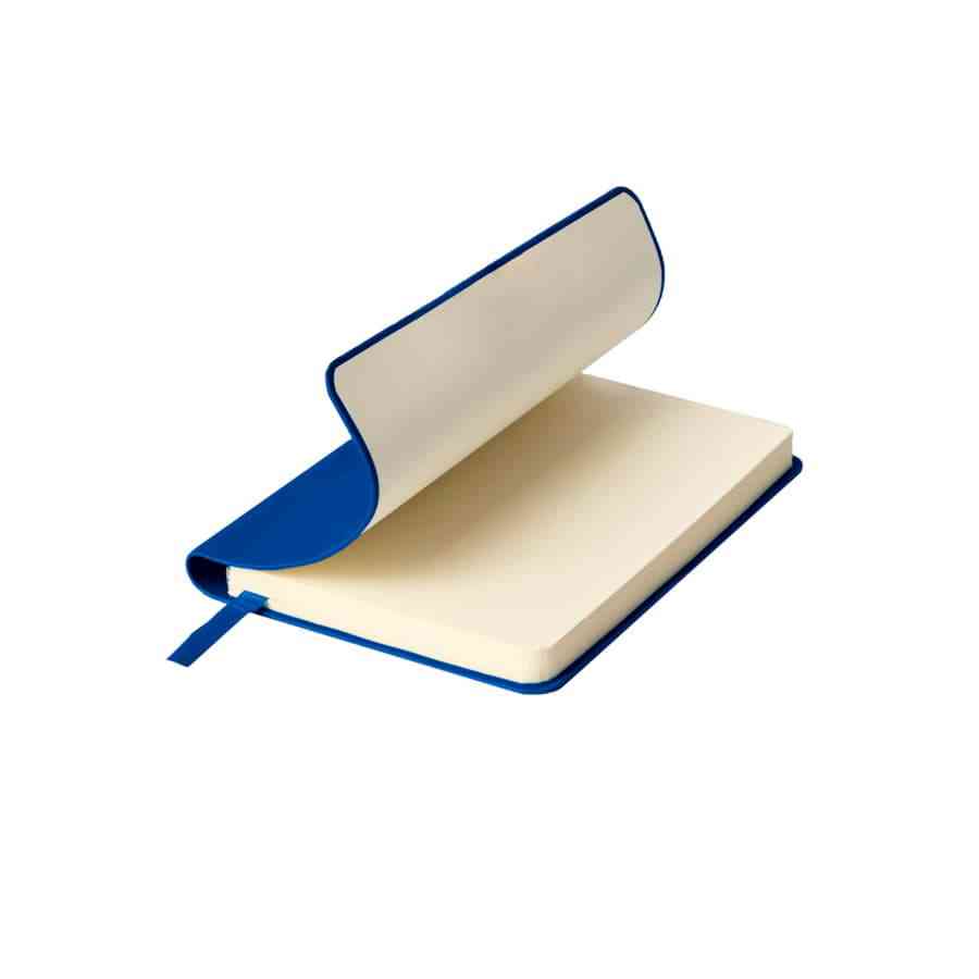 Ежедневник недатированный SALLY, A6, синий, кремовый блок в линейку - 4