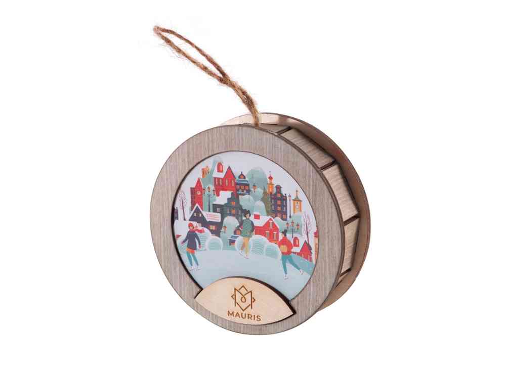 Новогодняя подвеска с подсветкой Шар - 11