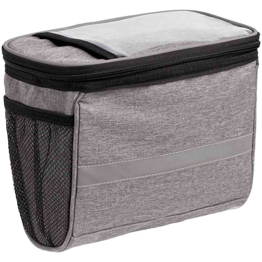 Термосумка для велосипеда Cool Bike, серая - 4