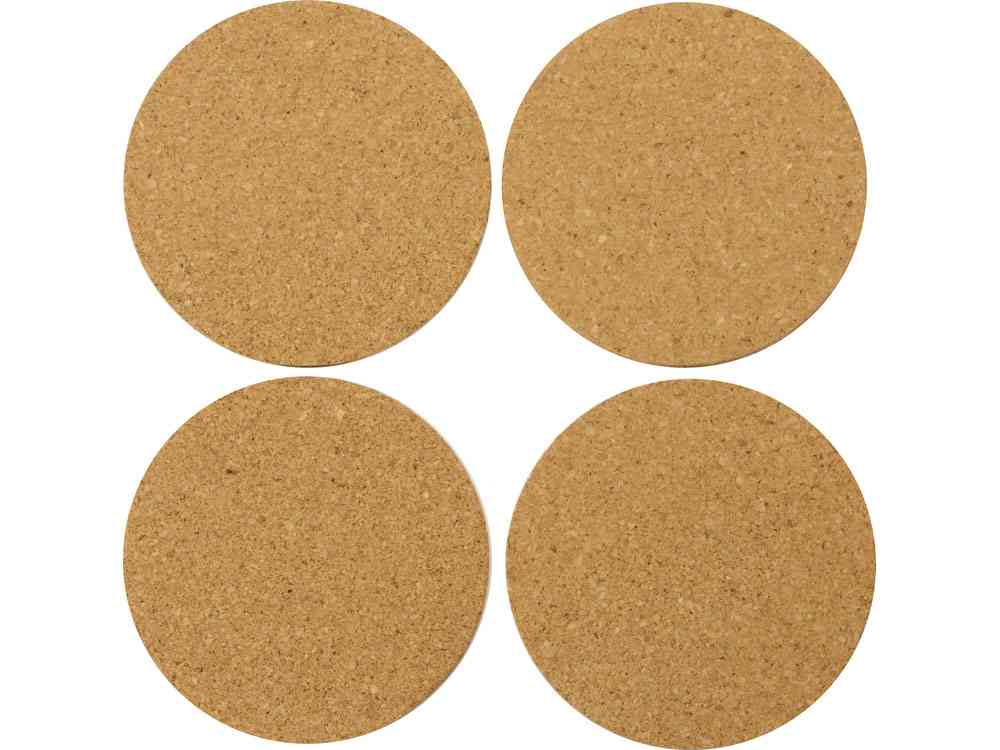 Набор костеров из пробки в хлопковом мешке Bali - 5