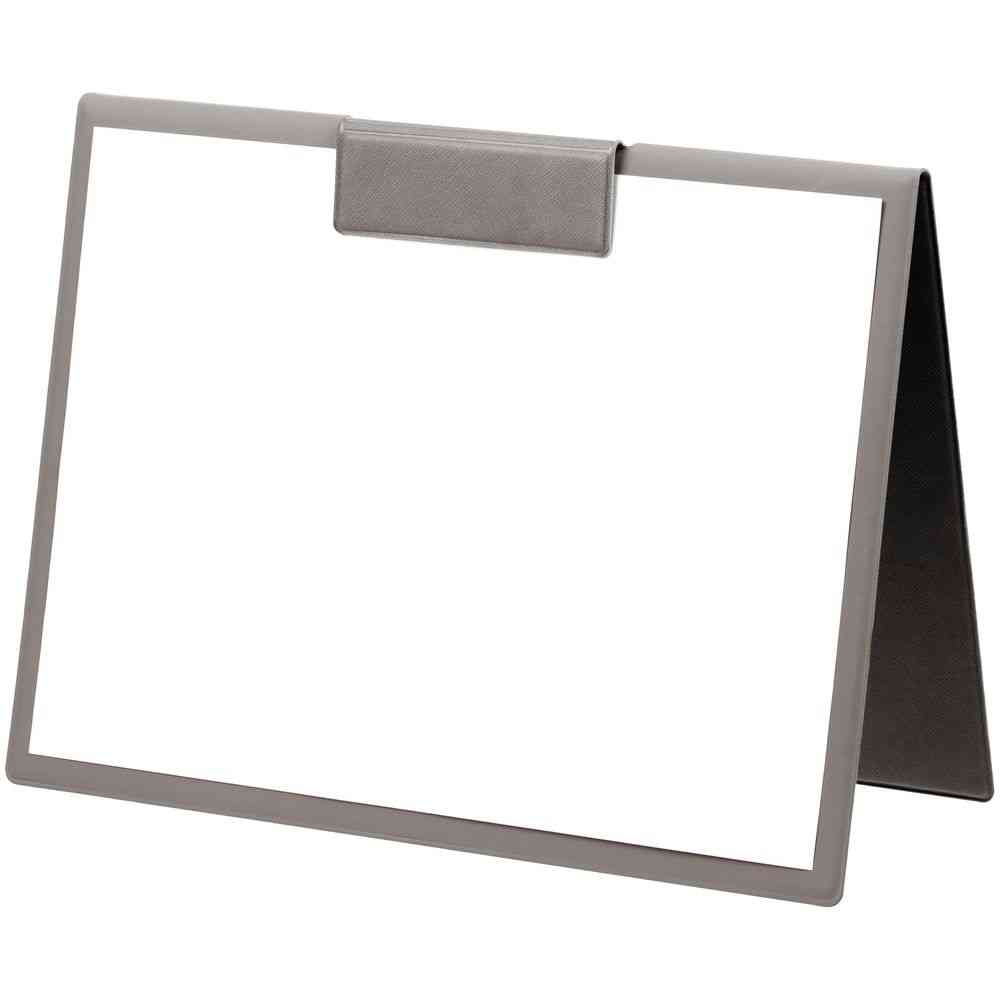 Папка-планшет Devon, светло-серая - 4