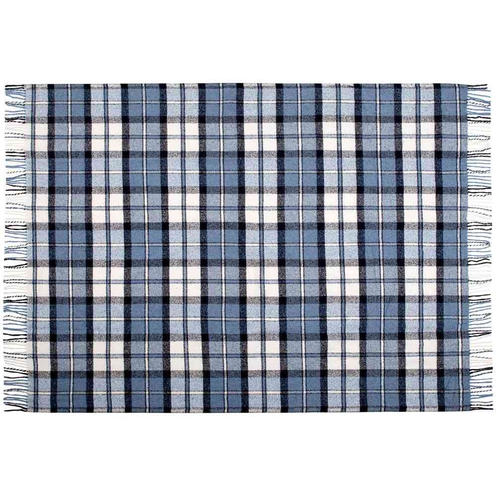 Плед Dublin, сине-голубой - 4