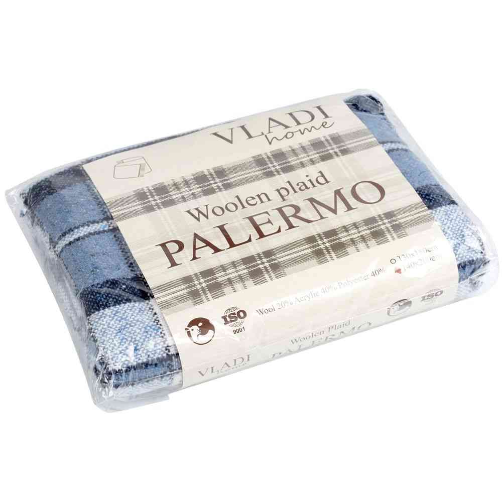 Плед Dublin, сине-голубой - 6