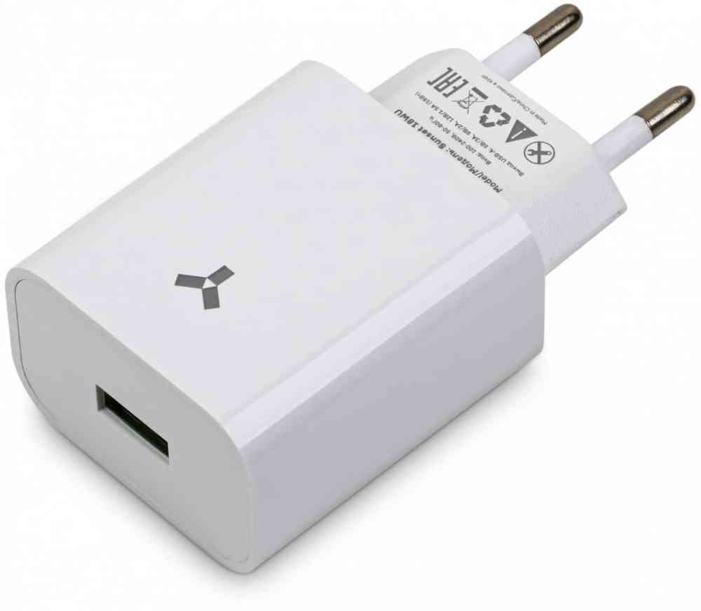 Адаптер сетевой ACCESSTYLE SUNSET 18WU, белый - 2