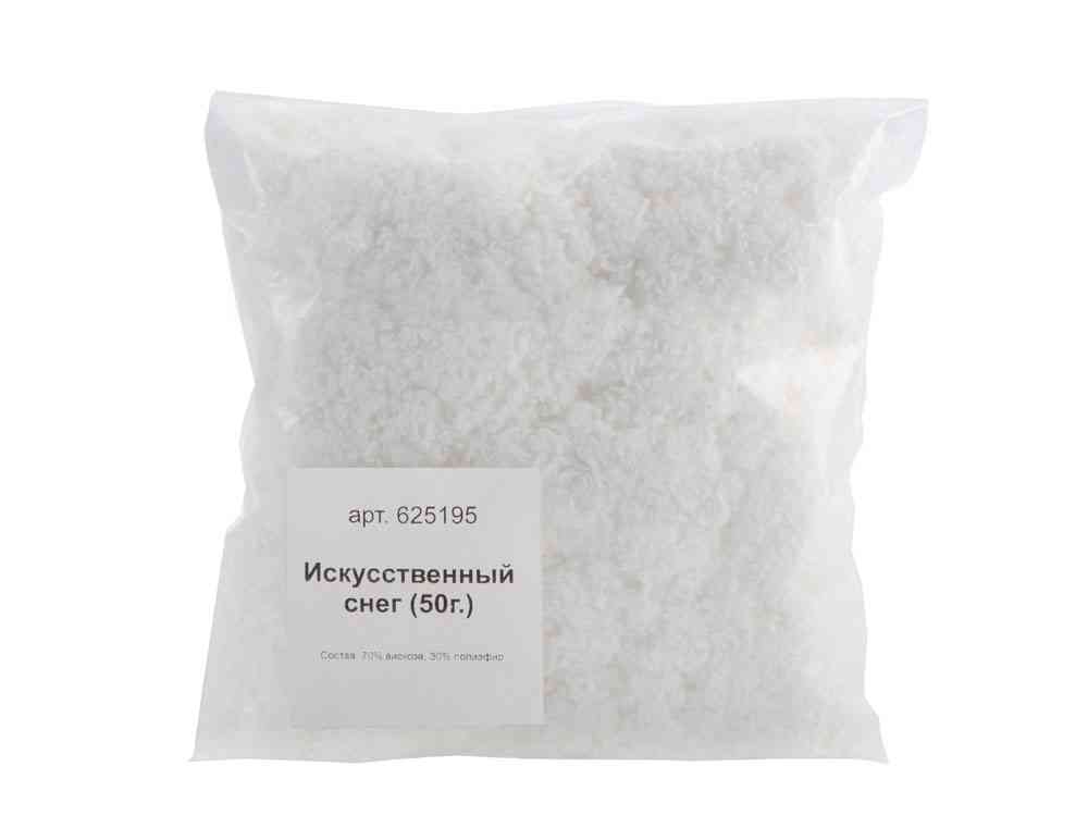 Искусственный снег вискозный, 50 г. - 2