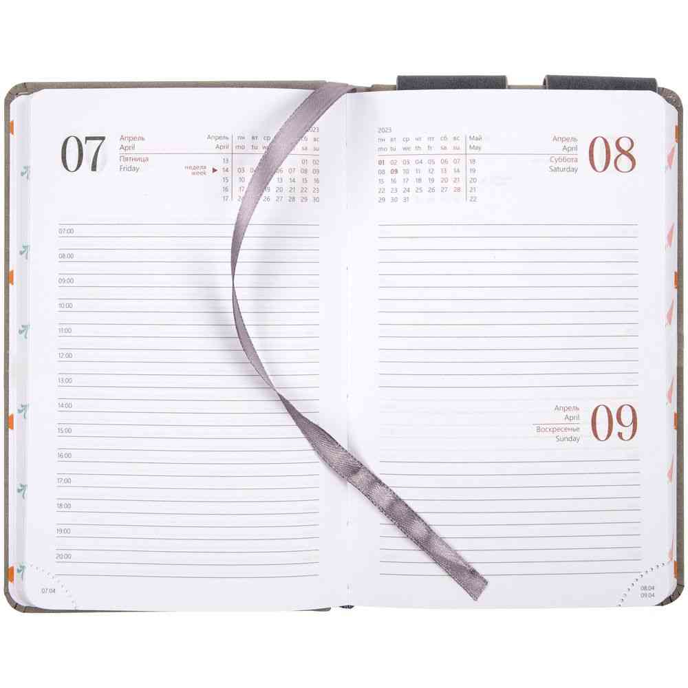 Ежедневник «Зайка», датированный, серый - 8
