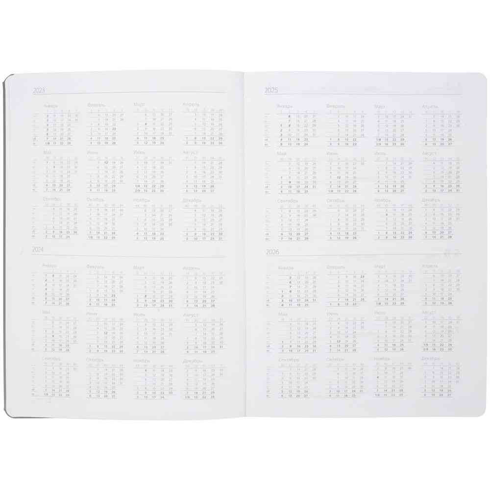 Ежедневник Covert, датированный, серый - 4