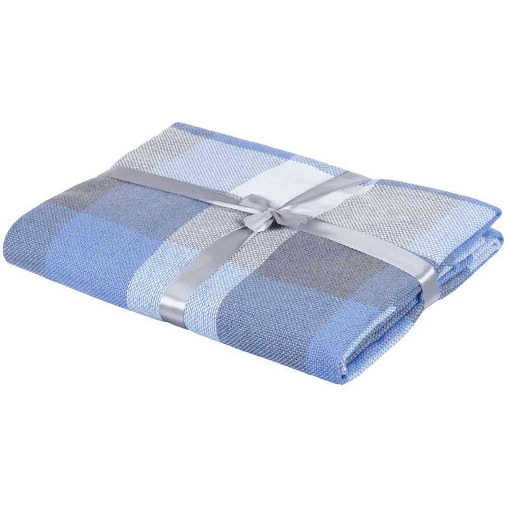 Плед London, синий - 3