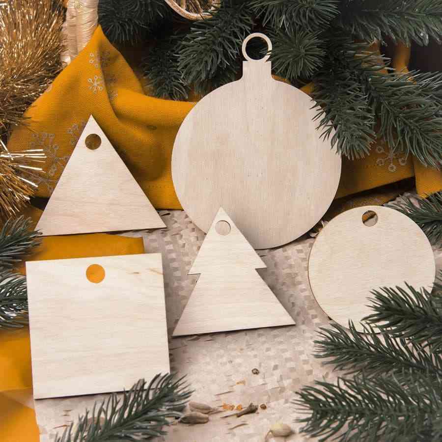 Ёлочное украшение WOOD - 3