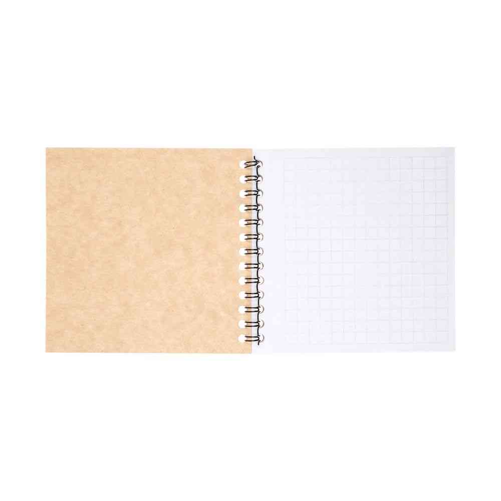 Блокнот на пружине Centar M, крафт - 4