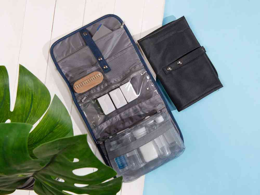 Несессер для путешествий со съемной косметичкой Flat - 8