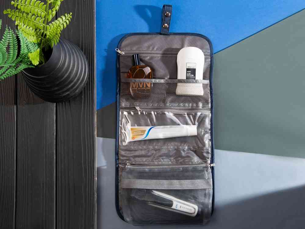 Несессер для путешествий со съемной косметичкой Flat - 9