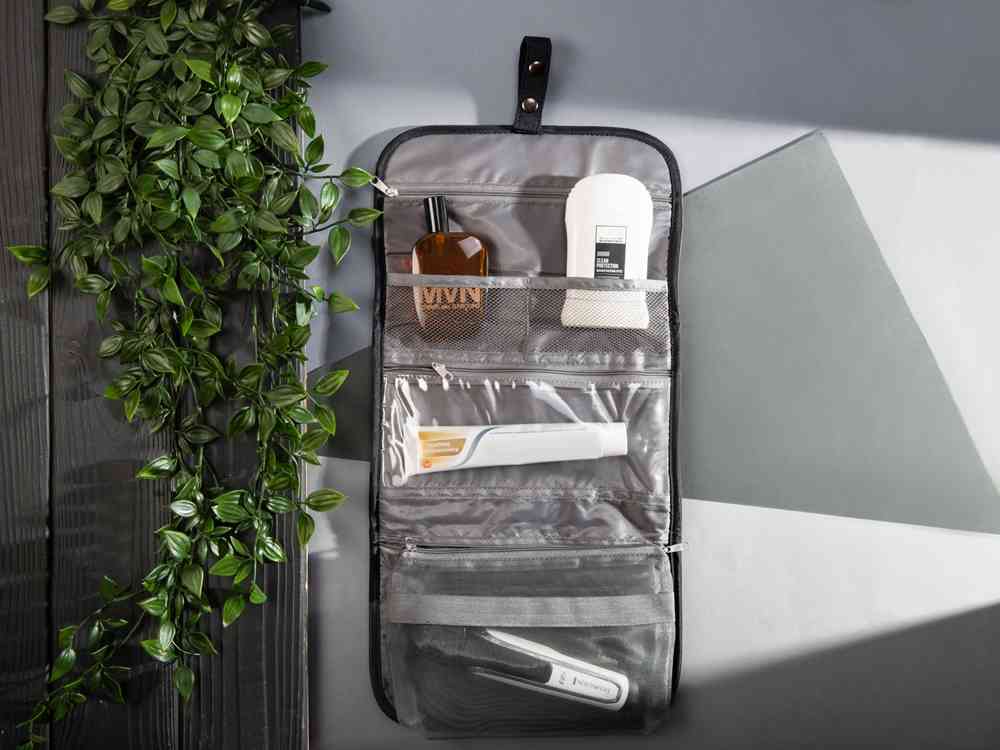 Несессер для путешествий со съемной косметичкой Flat - 12