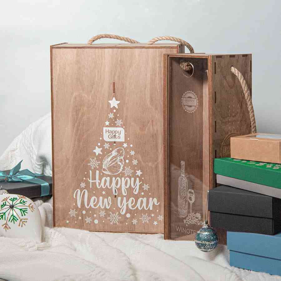 Ящик подарочный WINOTERRA размер 36 х 24,5 х 11 см - 6