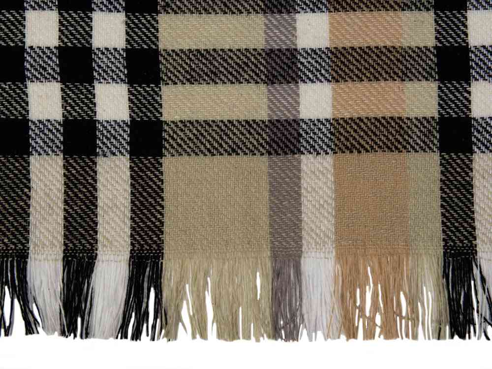 Плед Liner хлопковый с бахромой - 2