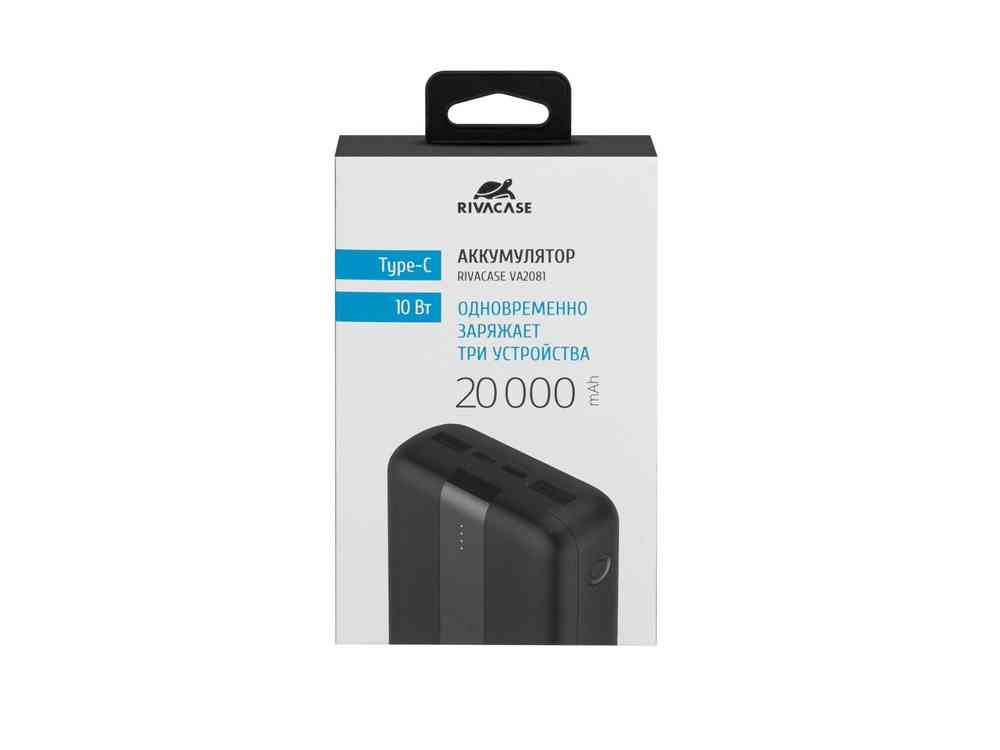 Внешний аккумулятор VA2081, 20000 mAh - 12