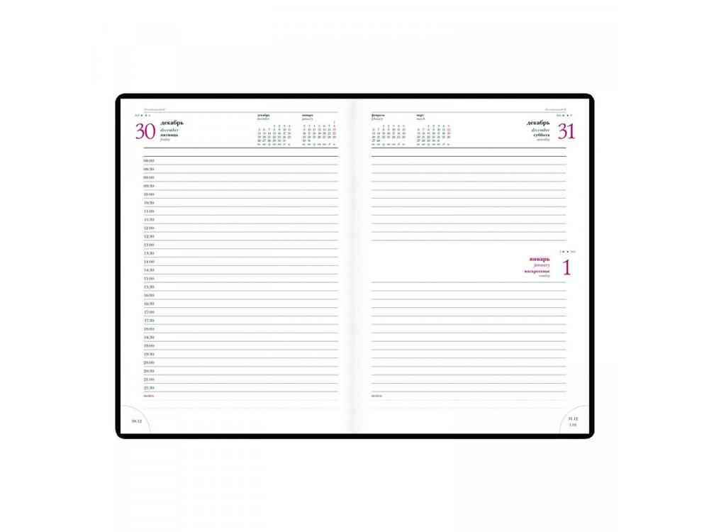 Ежедневник А5 датированный Leader на 2024 год - 2