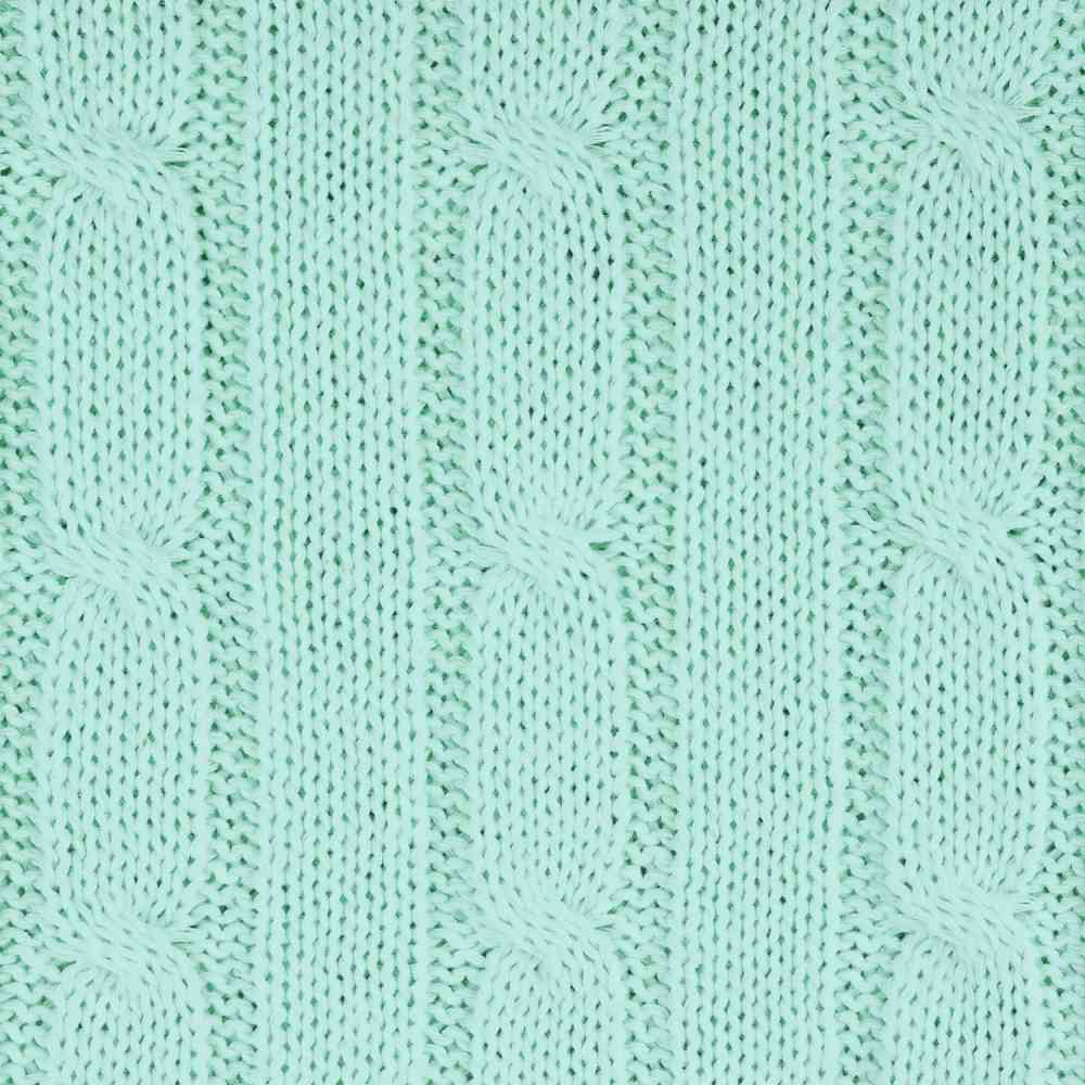 Плед Fado вязаный, аква (без подарочной коробки) - 2