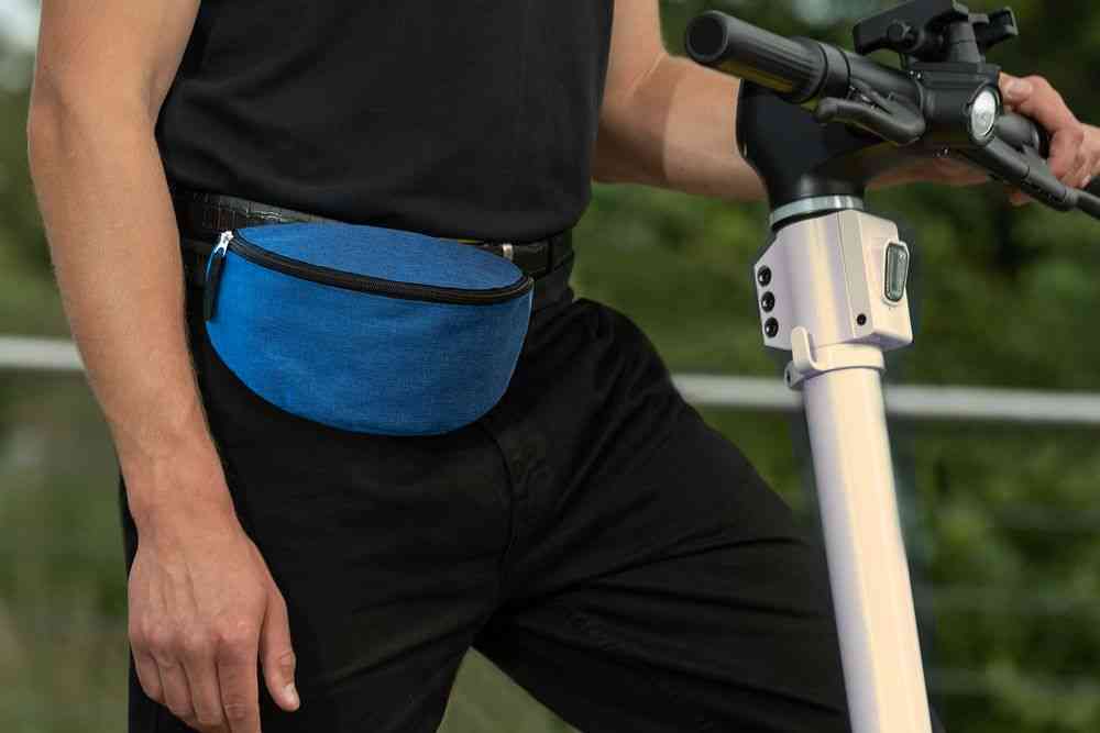 Поясная сумка Handy Dandy, ярко-синяя - 4