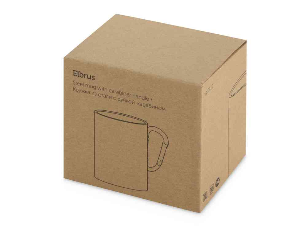 Кружка из стали с ручкой-карабином Elbrus - 5
