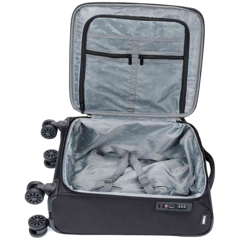 Чемодан Brosno S, черный - 4