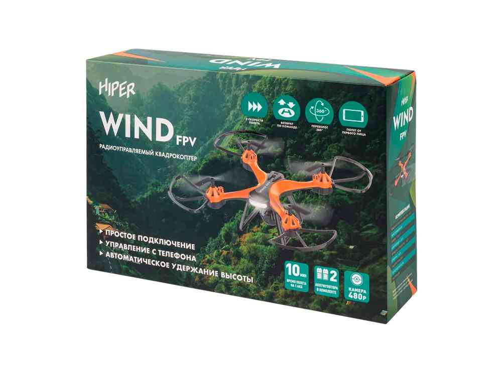 Радиоуправляемый квадрокоптер WIND FPV - 8