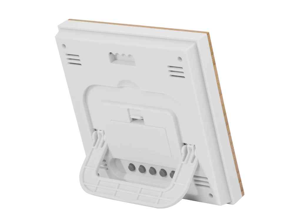 Бамбуковая метеостанция с часами Moscow Heat - 4