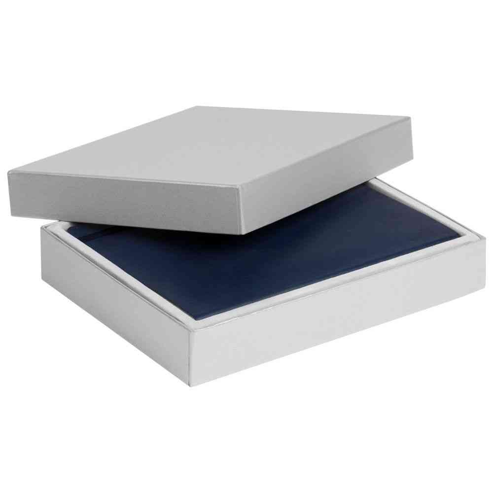 Коробка Ridge для ежедневника, календаря и ручки, серебристая - 5