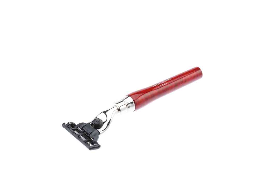 Бритвенный набор: станок MACH3, помазок, подставка - 6