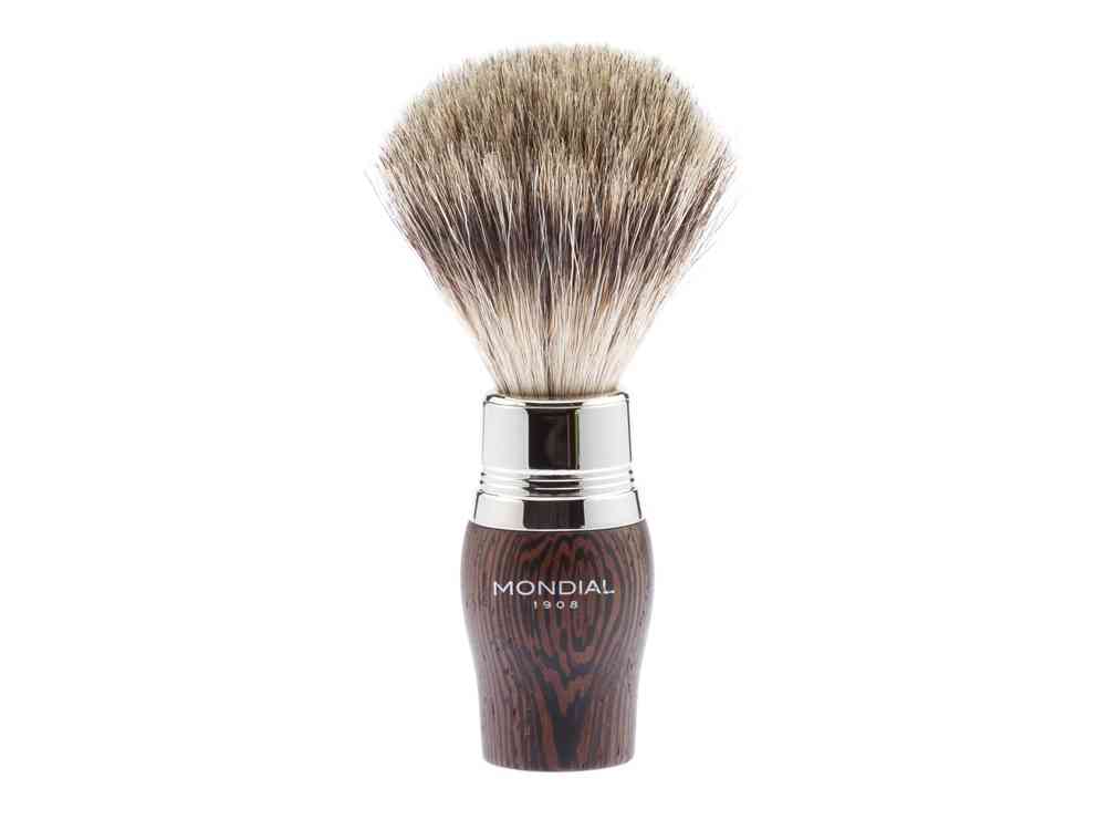 Бритвенный набор: станок MACH3, помазок, подставка - 9